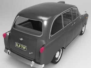 london taxi Model 3D