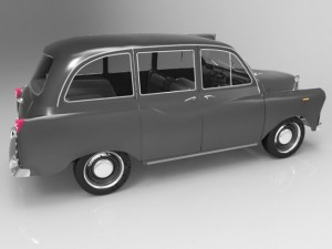 london taxi Model 3D