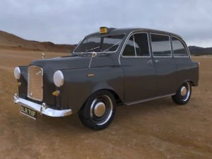 london taxi 3D Model