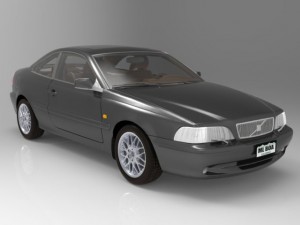 volvo c70 3D 모델