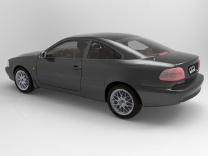 volvo c70 3D 모델