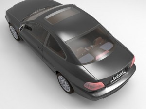 volvo c70 3D 모델