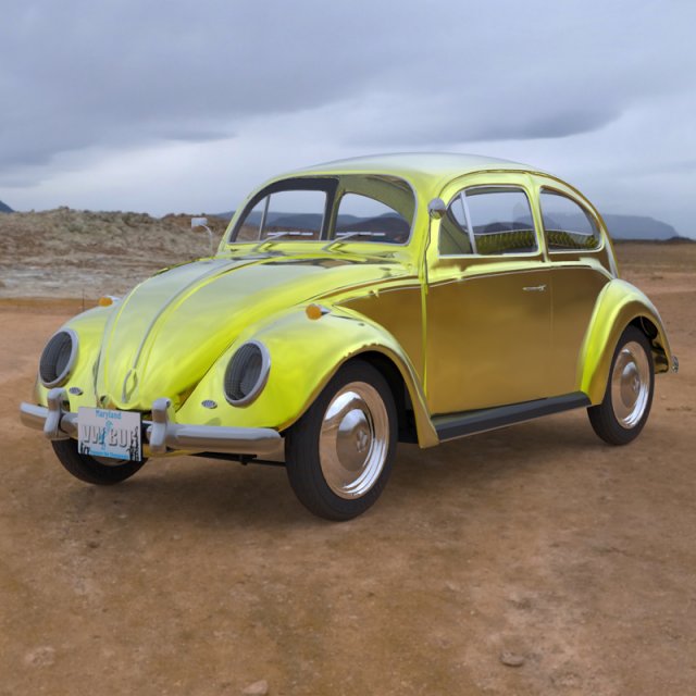 volkswagen beetle Modèle 3D .c4d .max .obj .3ds .fbx .stl .blend 