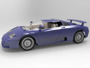 bugatti eb 110 3D Model