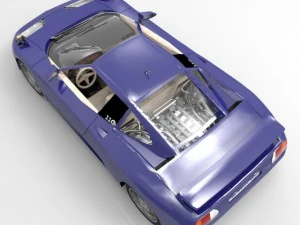 bugatti eb 110 3D Model