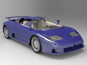 bugatti eb 110 3D Model