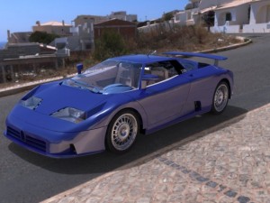 bugatti eb 110 Modelo 3D
