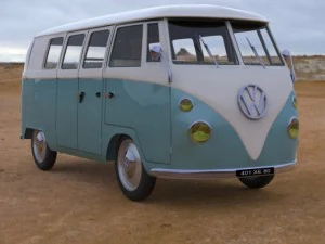 Volkswagen Combi Modelo 3D