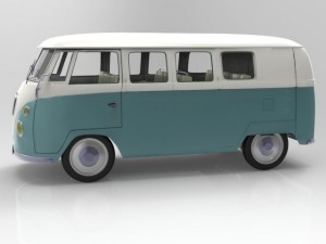 volkswagen combi Modello 3D