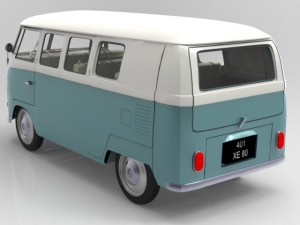 volkswagen combi Modello 3D
