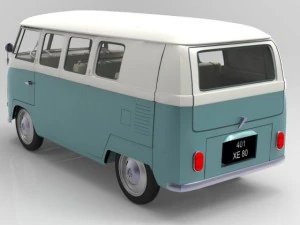 volkswagen combi 3D Model