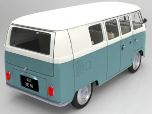 volkswagen combi 3D Model
