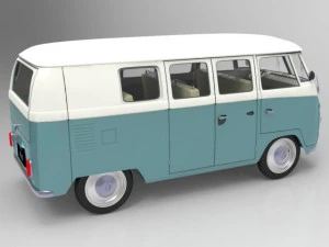 volkswagen combi 3D Model