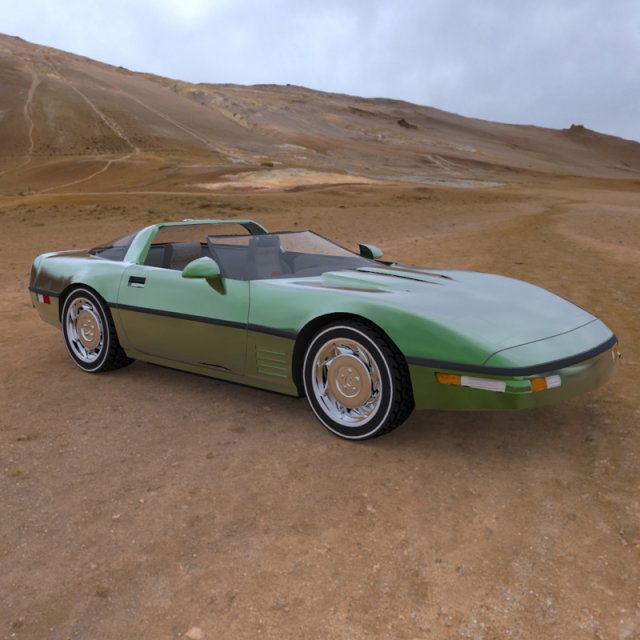 corvette zr1 Modelo 3D .c4d .max .obj .3ds .fbx .stl .blend 