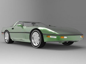 corvette zr1 Modelo 3D