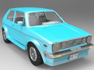 volkswagen golf gti Modello 3D