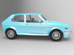 volkswagen golf gti Modello 3D