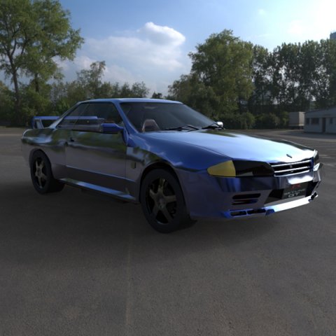 skyline gtr 3D Модель .c4d .max .obj .3ds .fbx .stl .blend 