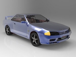 skyline gtr 3D Модель