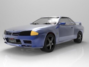 skyline gtr 3D Модель