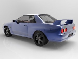 skyline gtr 3D Модель