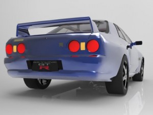 skyline gtr 3D Модель