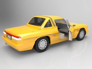alfa romeo spider 3D 模型