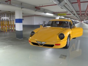 alfa romeo spider 3D 模型