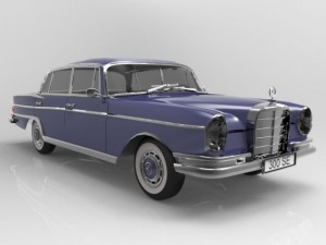 mercedes 300 se Model 3D