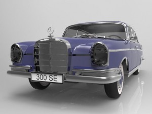 mercedes 300 se Model 3D