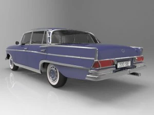 mercedes 300 se Modelo 3D