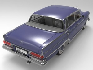 mercedes 300 se Model 3D