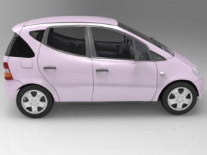 mercedes aclass Modelo 3D
