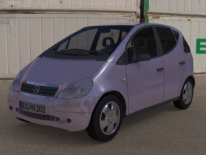 mercedes aclass Modelo 3D