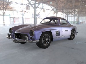 mercedes benz 300 sl 3D Model