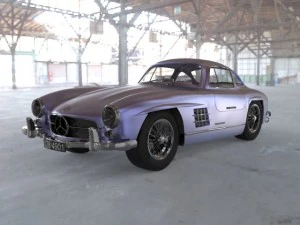 メルセデスベンツ300SL 3Dモデル