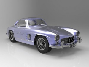 mercedes benz 300 sl Modelo 3D