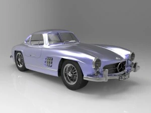 mercedes benz 300 sl 3D Model