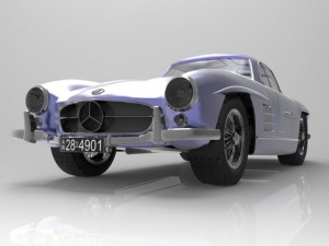 mercedes benz 300 sl Modelo 3D
