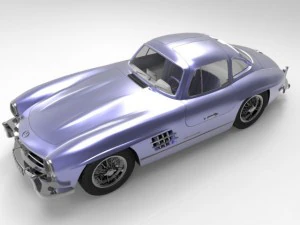 mercedes benz 300 sl 3D Model