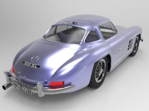 mercedes benz 300 sl Modelo 3D