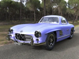 mercedes benz 300 sl 3D Model
