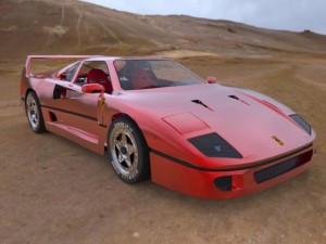 ferrari f40 3D मॉडल