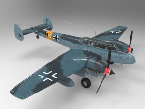 messerschmitt bf 110 g2 3D Model
