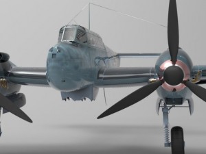 messerschmitt bf 110 g2 3D Model