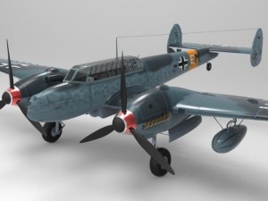 messerschmitt bf 110 g2 3D Model