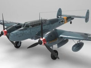 messerschmitt bf 110 g2 3D Model