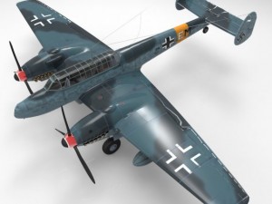 messerschmitt bf 110 g2 3D Model