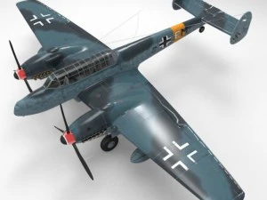 messerschmitt bf 110 g2 3D Model