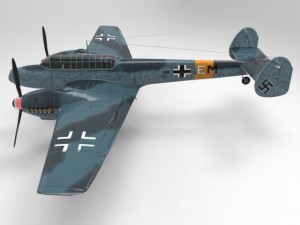 messerschmitt bf 110 g2 3D Model